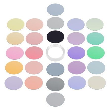 Набор светофильтров LGD-COLORFUL-SET27-R85 (WH) металл (комплект)  047010