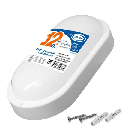 Светильник светодиодный ILED-SMD2835-СПП-12-970-220-6.5-IP65-O ЖКХ  1469