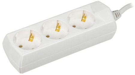 Удлинитель 3х5м с заземл. 10А IP20 У03 2P+PE 250В 3х1  WYP10-10-03-05-Z-G