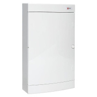 Щит распределительный навесной Unix 3х12мод. IP41 бел. дверь PROxima  ux-3x12-nw