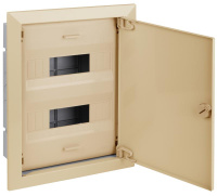 Щиток СП Тусо 24мод. с метал. двер. 430х325х103мм беж.  68124МБЖ