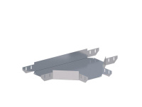 Ответвитель для лотка Т-образ. 200х100 сталь 1.5мм ЛМс-Т цУТ1.5 гор. оцинк. СОЭМИ Н0121370644