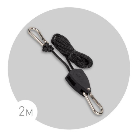Кронштейн FITO-rope телескопический подвес 2м с карабином для фитоламп и фитосветильников  Б0061037