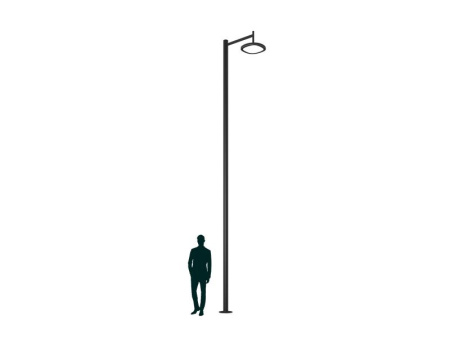 Светильник SKYLINE LED 60 DW 2700K S-POLE 5M D89 RAL9005 СТ 4707000330