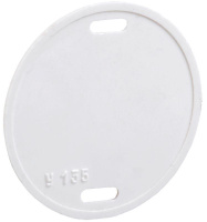 Бирка кабельная маркировочная У-135 55мм (круг)  UZMA-BIK-Y135-R