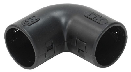 Поворот открывающийся на 90град. CI32G черн.  CTA10D-CIG32-K02-025