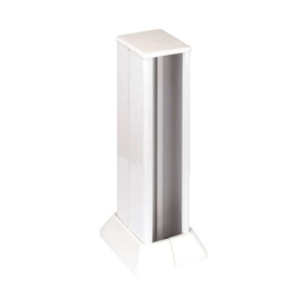 Мини-колонна 2-сторонняя на 8-мод. CIMA 601х126.5(158)х109.5(181)мм  Connect бел. ALC324-9
