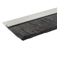 Буртик щеточный на алюм. держателе 400х45 (уп.2шт) Basic  BSCE4045C