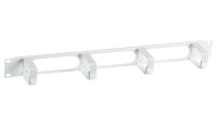 Органайзер кабельный горизонт. с окнами 4 кольца 1U ОКО-19дюйм-1U ССД 130411-00483