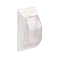 Плата с крышкой для автомата формата DIN CIMA-модуль 33х52х108мм  Connect графит SMN-14