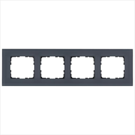 Рамка 4-м G-Glass стекло маренго  G1004GC