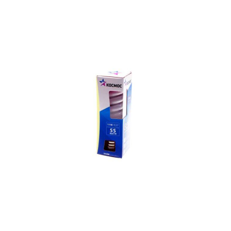 Лампа люминесцентная компакт. SPC 11Вт E14 спиральная 2700К T2  LKsmT2SPC11wE1427