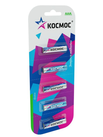 Элемент питания алкалиновый AAA/LR03 BP-5 (блист.5шт)  KOCLR035BL