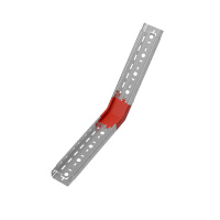 Угол для лотка вертикальный внутренний 45град. 100х50 сталь 1мм "ПЛЮС" NLplus45-50-100 HD КМ PL1419