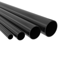 Труба ПВХ жесткая гладкая d25мм легкая 3м черн.  63925B