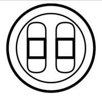 Панель лицевая Celiane для роз. для колонок двойн. сл. кость Leg 066241