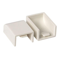 Заглушка 15х10 бел. Plast PROxima (уп.4шт)  ecw-15-10x4