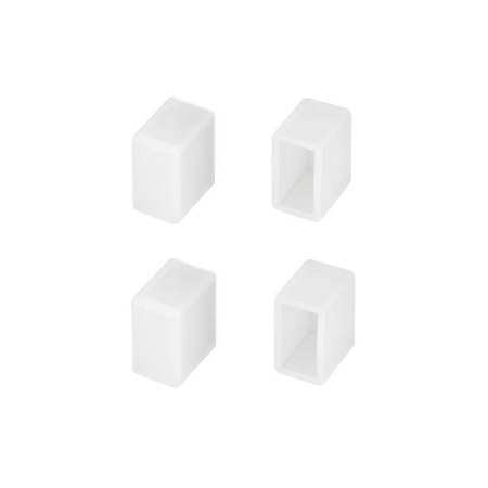 Заглушка WPH-FLEX-0612-SIDE WHITE глухая силикон  040823