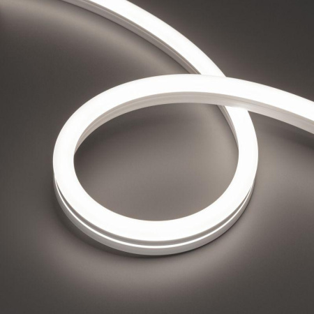 Лента светодиодная герметичная MOONLIGHT-SIDE-A140-12x24mm 24В Day5000 (9.6Вт/м IP68 wire x2) вывод кабеля прямой (уп.5м)  042800