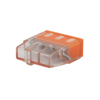 Экспресс-клемма строительно-монтажная СМК 2273-243 3-проводная 0.5-2.5кв.мм с пастой (блист.5шт)  07-3217-5