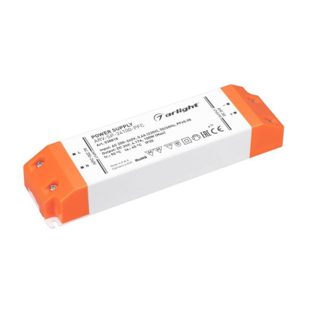 Блок питания ARV-SP-24100-PFC (24В 4.17А 100Вт) (IP20 пластик)  038818