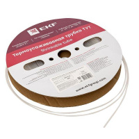 Трубка термоусадочная ТУТ 2/1 прозр. (уп.100м) PROxima  tut-2-tr