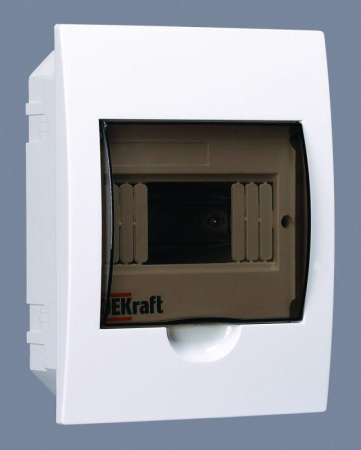 Корпус встраиваемый ЩРВ-П-6 22х17х9 6мод. IP41 пластик.  31002DEK