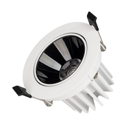 Светильник светодиодный MS-FORECAST-BUILT-TURN-R102-12W Day4000 WH-BK 32 deg IP20 230В металл  033659