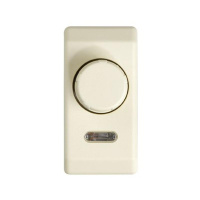 Механизм светорегулятора поворотно-нажимного проходной узкий мод. лампы накал. галоген. 40-500Вт/галоген. с электрон. трансформатором-350Вт сл. кость  27313-31