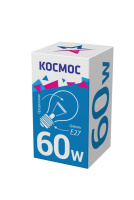 Лампа накаливания 60Вт A50/A55 прозрачная E27 230В  LKsmSt55CL60E27v2