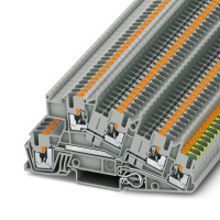 Клемма заземления PTI 2.5-PE/L/L для выполнения проводки в зданиях  3213949