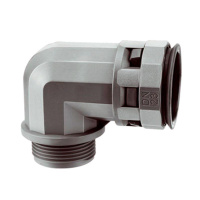 Муфта 90град. труба-коробка DN 23мм М25х1.5 полиамид черн.  PAN23M32N