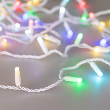 Гирлянда светодиодная ARD-STRING-CLASSIC-10000-WHITE-100LED-MILK-SYNC RGB230В 6.5Вт IP65  028208