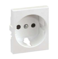 Накладка розетки 75432- 75464-69 защ. шторки 82 Centralizations алюм. 82041-53