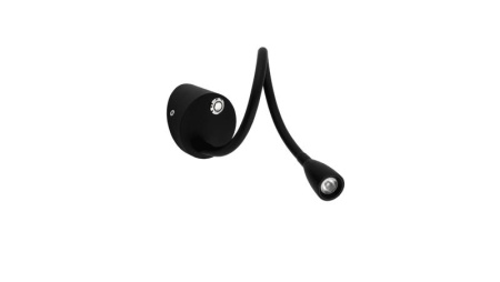 Светильник настенный BED BQ004103-A-3-DIM-BL-WW 3Вт 3000К IP20 черн.  00-00005536