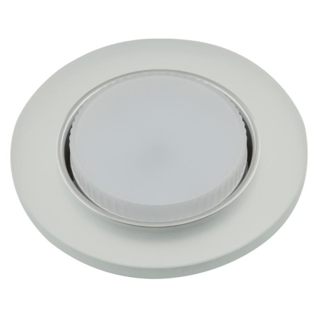Светильник точечный декоративный DLS-L158 GX53 Chrome/Matt Clear GX53 встраив. доп. светодиод. подсветка 4Вт без лампы метал./стекло  UL-00005323