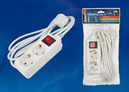 Удлинитель 2х3м с заземл. Standart S-GCD2-3B с выкл.  02915