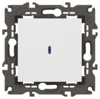 Выключатель ЭРА Elegance 14-1102-01М с подсветкой 10АХ-250В матов. бел.  Б0065783 Выключатель ЭРА Elegance 14-1102-01М с подсветкой 10АХ-250В матов. бел.  Б0065783