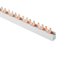 Шина соединительная типа FORK для 2-ф нагр. 63А 54 мод (дл.1м)  fork-02-63