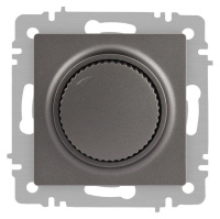 Светорегулятор Accent 6-401-09 поворотный 600Вт 230В IP20 СУ титан  Б0063685 Светорегулятор Accent 6-401-09 поворотный 600Вт 230В IP20 СУ титан  Б0063685