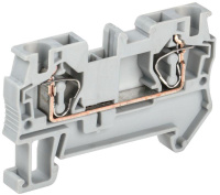 Клемма пружинная КПИ 2в-4 41А сер.  YZN11-004-K03