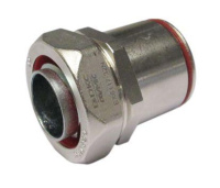 Муфта жесткая труба-металлорукав взрывозащ. Ex e DT 32мм DN26. IP66/67 никелир. латунь  EX6117-32N