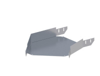 Лоток монтажный угловой горизонтальный 45 град. 300х200 сталь 2мм ЛУ45Г.300.200.548.2.1 СОЭМИ Н0121340855