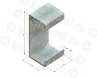 Распорка РП цУТ1.5 (S=2.0мм) гор. цинк  473 500006 19