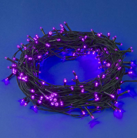 Гирлянда LED ULD-S2000-200/DGA PINK IP20 20м 200 диодов роз. свет провод зел.  UL-00007310