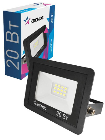 Прожектор светодиодный 20Вт 6500К IP65 1600лм  K_PR5_LED_20
