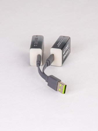 Аккумулятор крона Li-ion 9В 650мАч (уп.2шт)  KOCLi9V650mAh2B