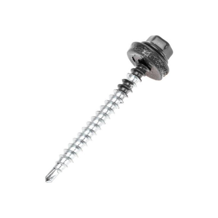 Саморез кровельный 4.8х50мм окрашенный RAL 7024 короб (уп.150шт)  1205-4850-3