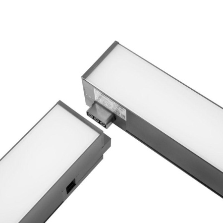 Светильник светодиодный офисный LPL-6008 600х55х55 24Вт 4000К LED черн.  15546