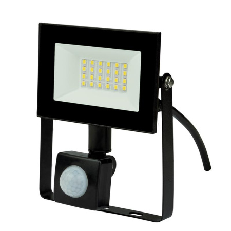 Прожектор светодиодный ULF-F62-30W/6500K SENSOR IP54 200-240В BLACK с датчиком движения и освещенности 6500К черн. UL-00007125
